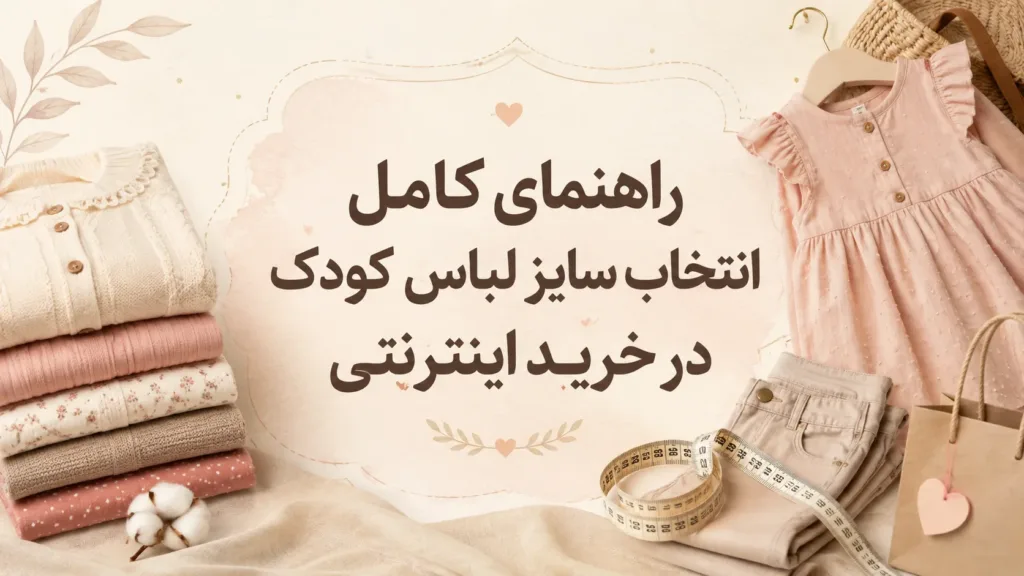 راهنمای کامل انتخاب سایز لباس کودک در خرید اینترنتی